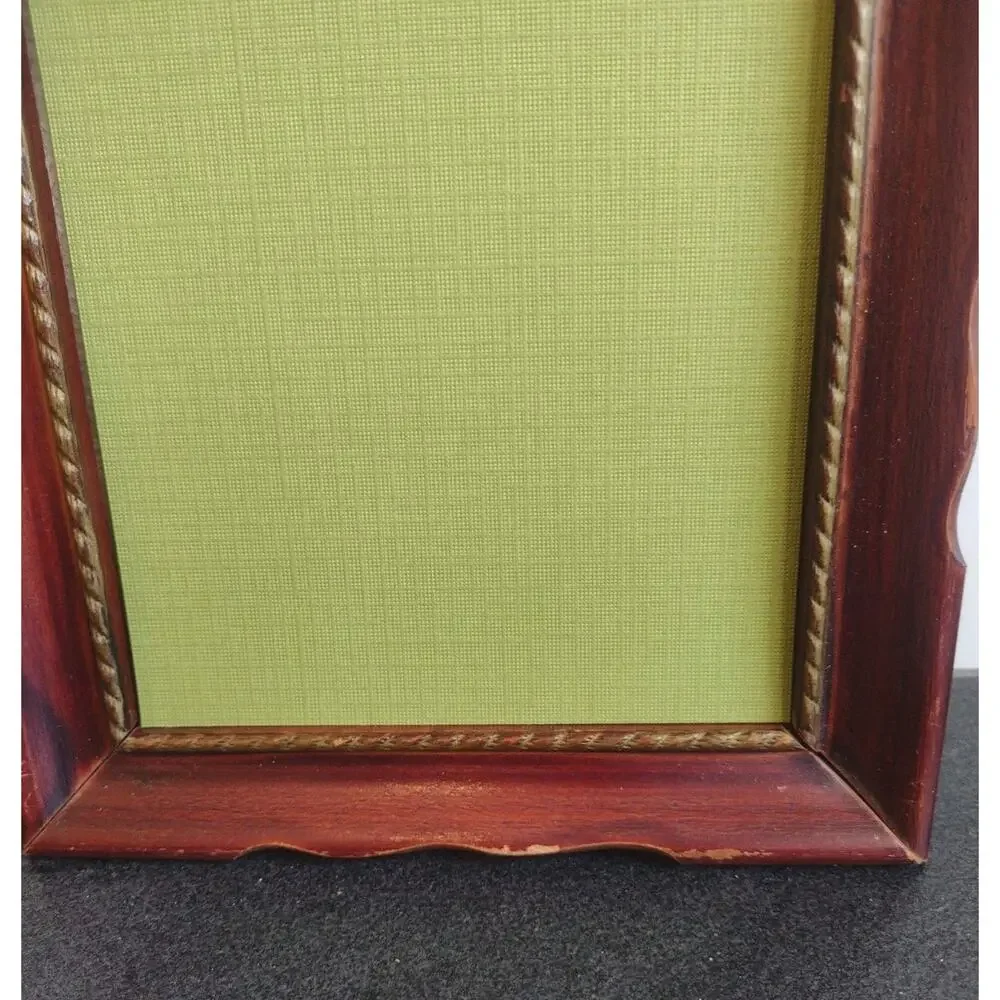 Vintage Wooden Picture Photo Frame 5x7 Farmhouse Cottage Core Traditional Wall